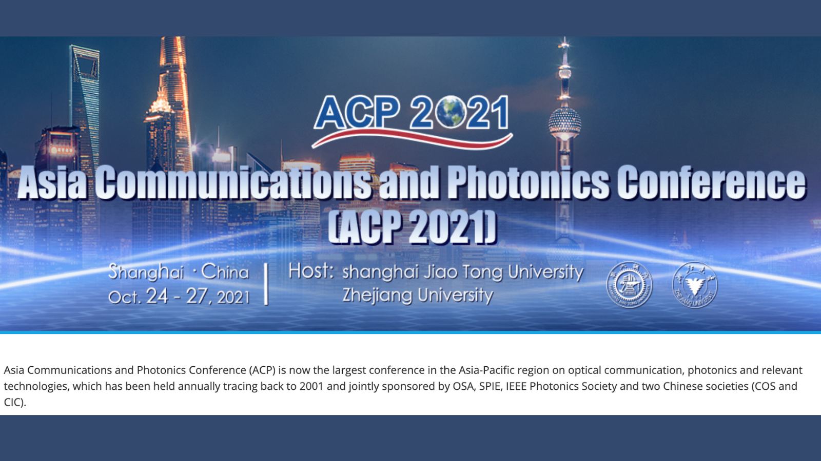 WON talks at ACP 2021